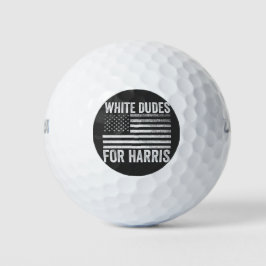 Pelotas De Golf Dudes Blancas Para Kamala Harris 2024