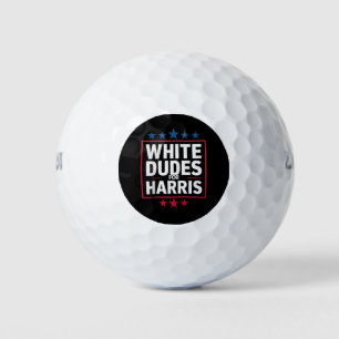 Pelotas De Golf Dudes Blancas Para Kamala Harris Por La Presidenci