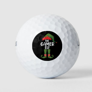 Pelotas De Golf Duende Jugador Navidad Familiar Pareja Jugador