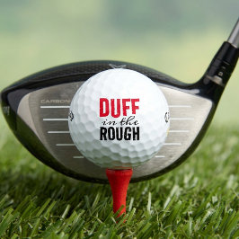 Pelotas De Golf Duff divertido y poético en el rough