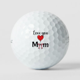 Pelotas De Golf Dulce y elegante “Te quiero mamá”