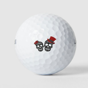 Pelotas De Golf Dúo Cráneo Negro Thunder_Cove