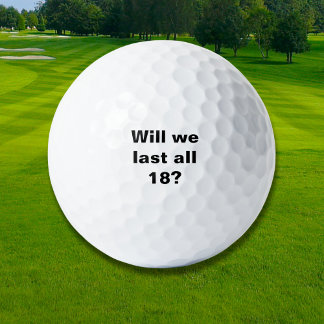 Pelotas De Golf ¿Duraremos Los 18?