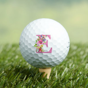 Pelotas De Golf E Floral