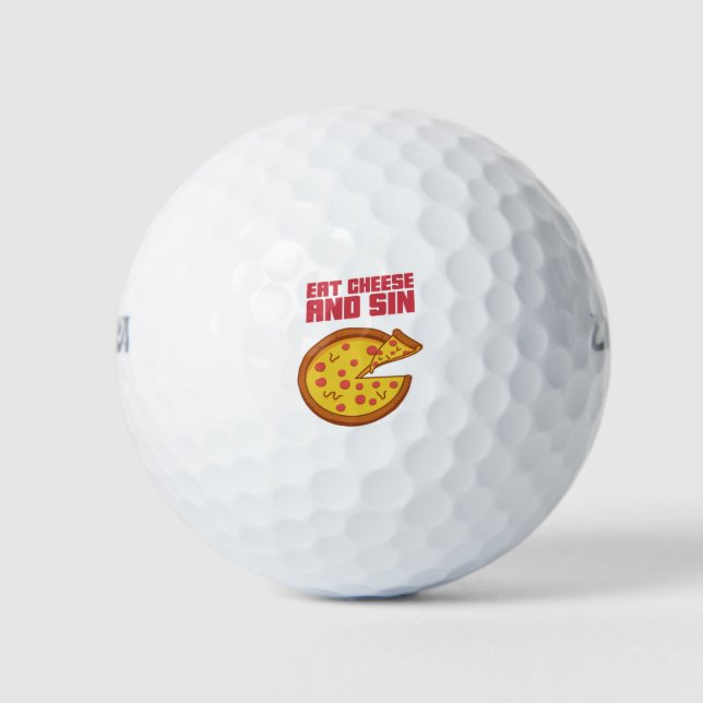 Pelotas De Golf Eat Cheese And Sin (Anverso)