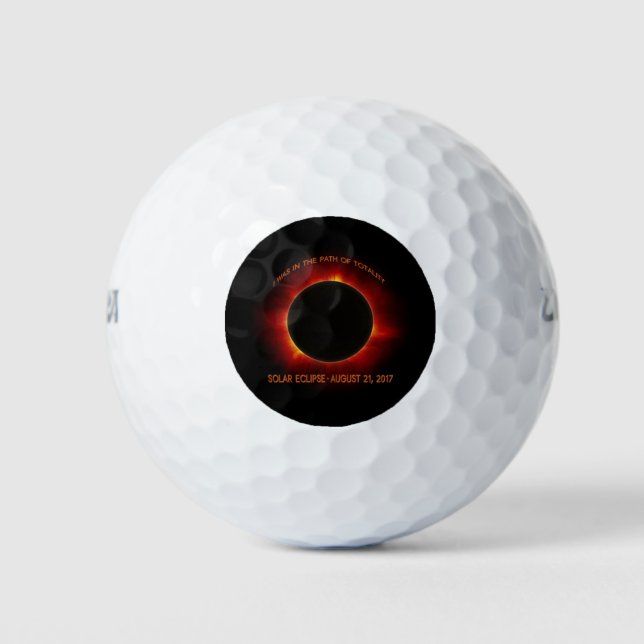 Pelotas De Golf Eclipse solar (Anverso)