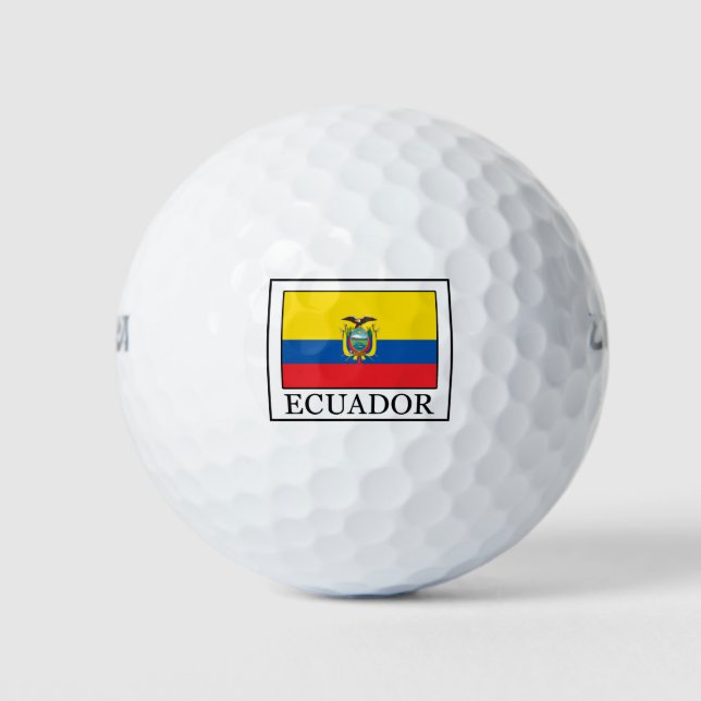Pelotas De Golf Ecuador (Anverso)