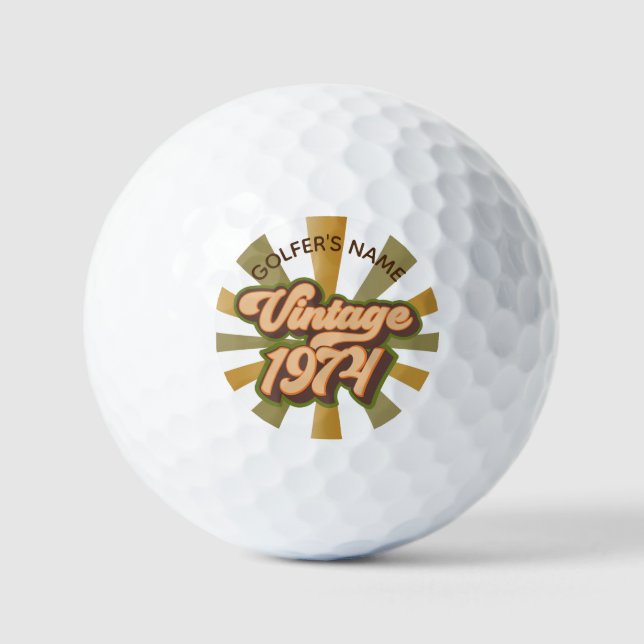 Pelotas De Golf Edición especial 1974 personalizada  (Anverso)