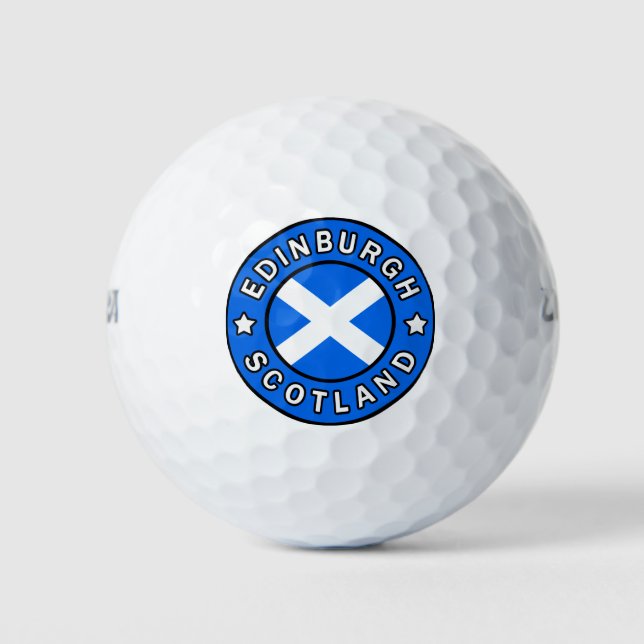 Pelotas De Golf Edimburgo Escocia (Anverso)