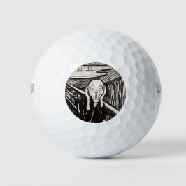 Pelotas De Golf Edvard Munch La Impresión De Litografía De Grito F