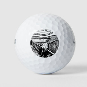 Pelotas De Golf Edvard Munch - La litografía de la crema