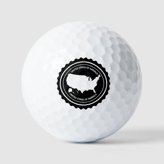 PELOTAS DE GOLF EE. UU. (Anverso)