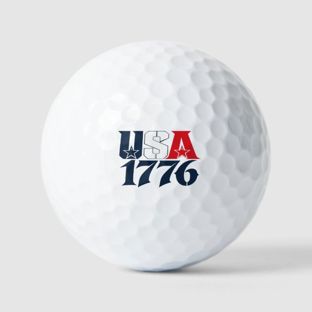 PELOTAS DE GOLF EE. UU. 1776 (Anverso)