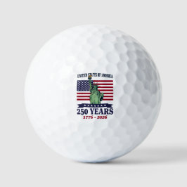 Pelotas De Golf EE. UU. Estatua de la Libertad 250 años 1776-2026
