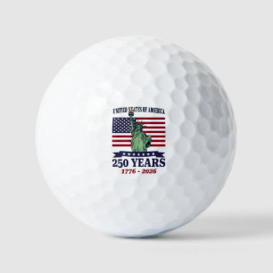 Pelotas De Golf EE. UU. Estatua de la Libertad 250 años 1776-2026