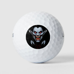 Pelotas De Golf Eerie Vampire Face Golf Balls
