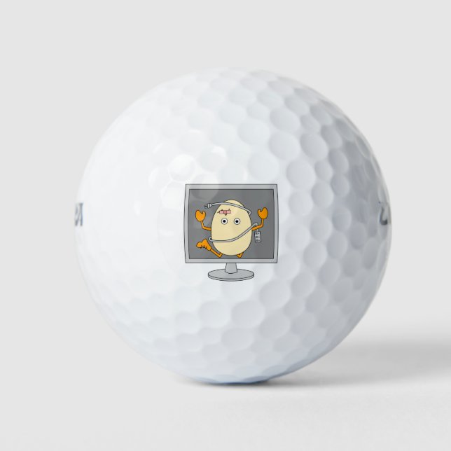 Pelotas De Golf Egghead para el ordenador (Anverso)