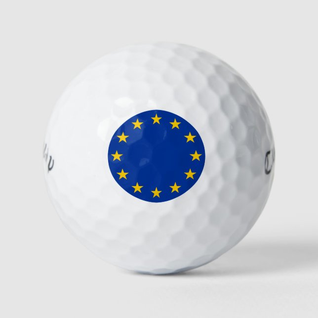 Pelotas De Golf ejército de europa de la unión europea (Anverso)