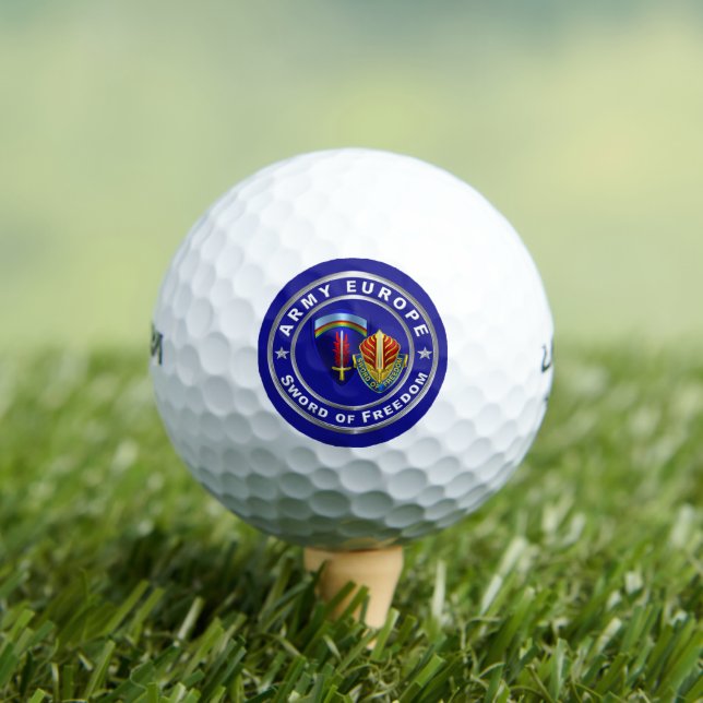 Pelotas De Golf Ejército Europa USAREUR (Camiseta in situ)