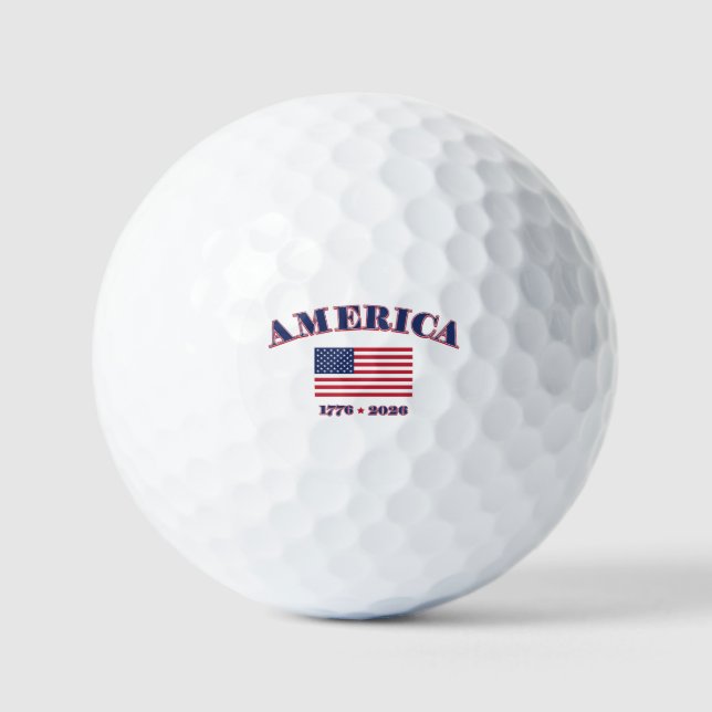 Pelotas De Golf El 250 cumpleaños de América (Anverso)