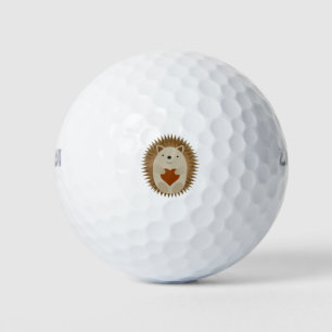 Pelotas De Golf El Adorable Personalizado Hedgehog sosteniendo un