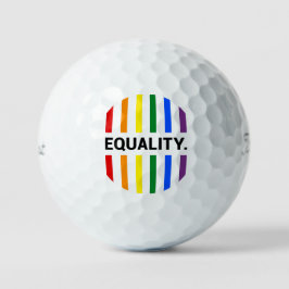 Pelotas De Golf El arcoiris del orgullo igualitario