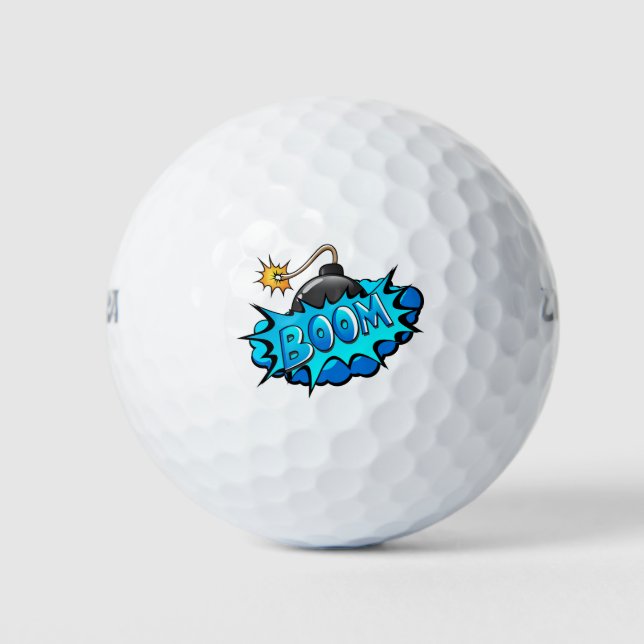 Pelotas De Golf ¡El auge de la bomba al estilo cómico pop! (Anverso)