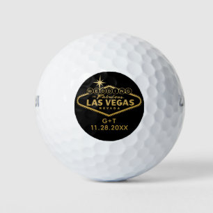 Pelotas De Golf El Boda personalizado de Las Vegas a favor de la