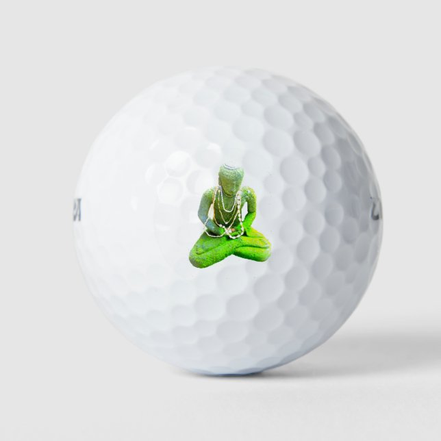 Pelotas De Golf El Buda Verde Mossy Medita Thunder_Cove (Anverso)