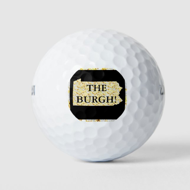 PELOTAS DE GOLF EL BURGO (Anverso)