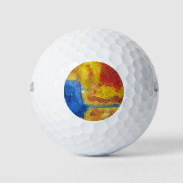 Pelotas De Golf El calentamiento global, el cambio climático naran