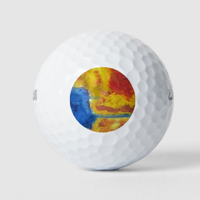 Pelotas De Golf El calentamiento global, el cambio climático naran (Anverso)