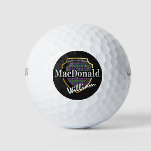 Pelotas De Golf El clan escocés MacDonald personaliza tu nombre