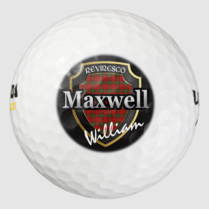 Pelotas De Golf El clan escocés Maxwell personaliza tu nombre