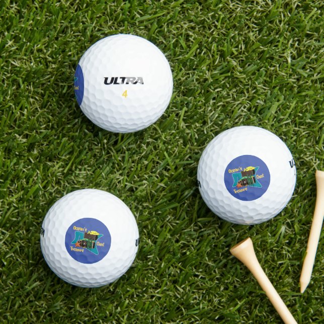 Pelotas De Golf El cofre del tesoro del océano (Césped in situ)