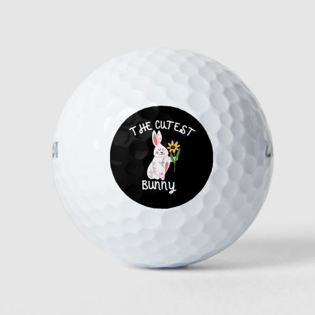 Pelotas De Golf El conejo más lindo (Anverso)