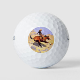 Pelotas De Golf El Cowboy (por Frederic Remington)