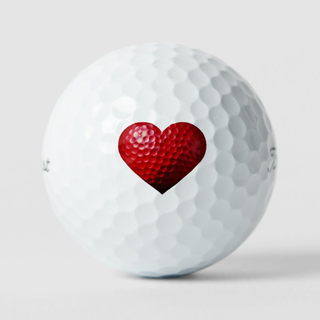 Pelotas De Golf El día de San Valentín Golf Ball (Anverso)