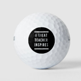 Pelotas De Golf El Día Internacional del Profesorado inspira la en