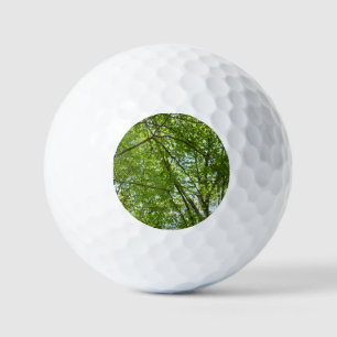 Pelotas De Golf El dosel de la primavera deja la naturaleza verde