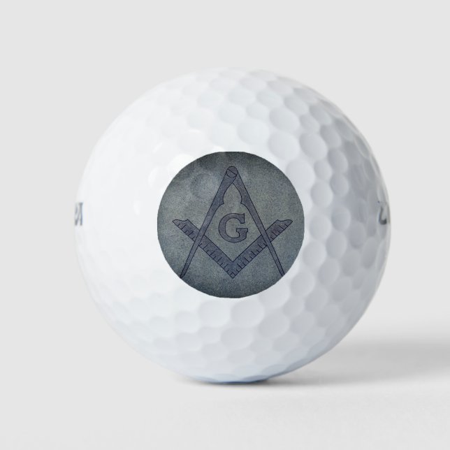 Pelotas De Golf El emblema masónico (Anverso)