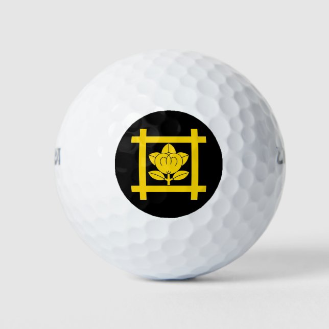 Pelotas De Golf El escudo Tachibana de la secta Nichiren (Anverso)