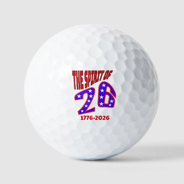 PELOTAS DE GOLF EL ESPÍRITU DE 26 (Anverso)