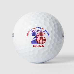 PELOTAS DE GOLF EL ESPÍRITU DE 26 AÑOS - AZOTES A 250 AÑOS
