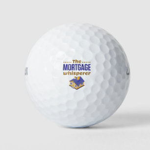 Pelotas De Golf El funcionario de préstamos hipotecarios en Whispe