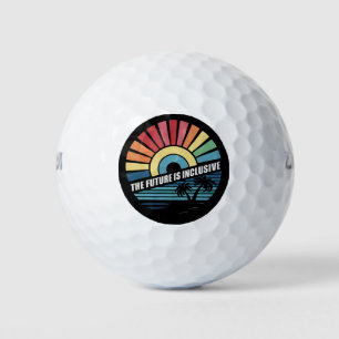 Pelotas De Golf El Futuro Es Inclusivo Derechos Orgullo LGBT Gay 