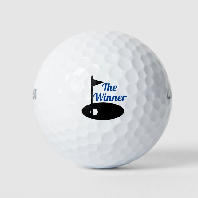 Pelotas De Golf El ganador (Anverso)