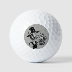 Pelotas De Golf El gracioso hombre de montaña 🏔️ cómico Hillbilly