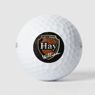 Pelotas De Golf El heno de clan escocés personaliza tu nombre
