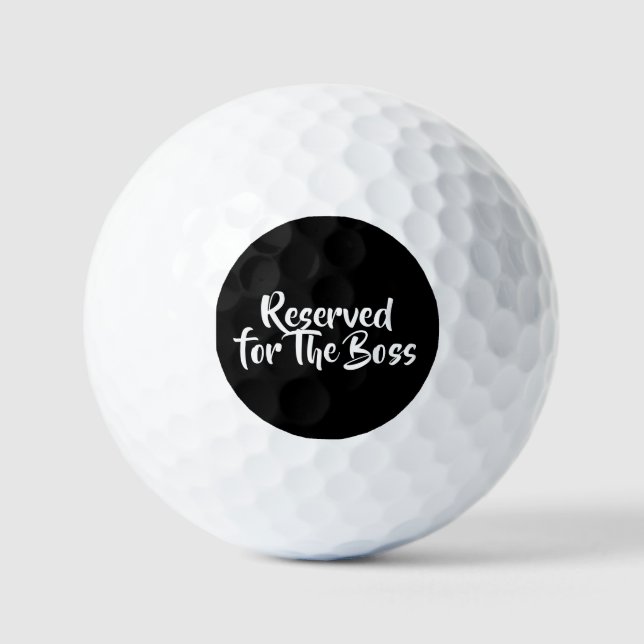 PELOTAS DE GOLF EL JEFE (Anverso)